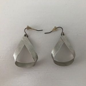 Teardrop Earrings - Silver Colored - Jewelry